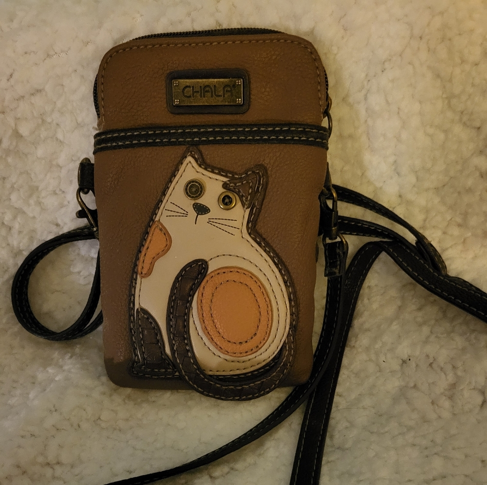 Cat crossbody purse